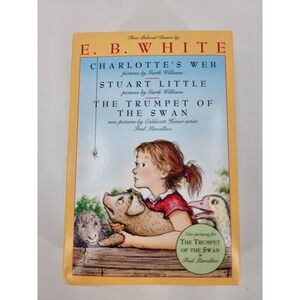 EB White Box Set Charlottes Web Stuart Little Trumpet ofthe Swan 3 BookPaperback